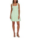 【送料無料】 ケンジー レディース ワンピース トップス Women's Soutache Square-Neck A-Line Mini Dress Mint