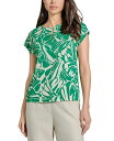 【送料無料】 ジョーンズニューヨーク レディース シャツ トップス Women's Printed Cap-Sleeve Top Kelly / Jones W...