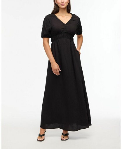 【送料無料】 エレントレイシー レディース ワンピース トップス Women's V-Neck Dress with Smocking Detail Black 【送料無料】 エレントレイシー レディース ワンピース トップス Women's V-Neck Dress with Smocking Detail Black
