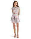 【送料無料】 スティーブ マデン レディース ワンピース トップス Women's Faith Cap-Sleeve Button-Front Dress Ir...