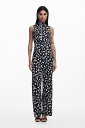 【送料無料】 デジグアル レディース ジャンプスーツ トップス Women's Polka Dot Jumpsuit Black