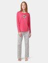 【送料無料】 ヒュー レディース ナイトウェア アンダーウェア Women's 2-Pc. Timeless Soft Jersey Packaged Paja...