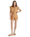 【送料無料】 スティーブ マデン レディース ハーフパンツ・ショーツ ボトムス Women's Amabel Belted Cap-Sleeve Romper ...