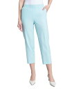 【送料無料】 ジョーンズニューヨーク レディース カジュアルパンツ ボトムス Women's Linen-Blend Pull-On Cropped Pants Aqua Mist