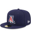 【送料無料】 ニューエラ メンズ 帽子 アクセサリー Men's Navy Arizona Wildcats Evergreen 59FIFTY Fitted ...