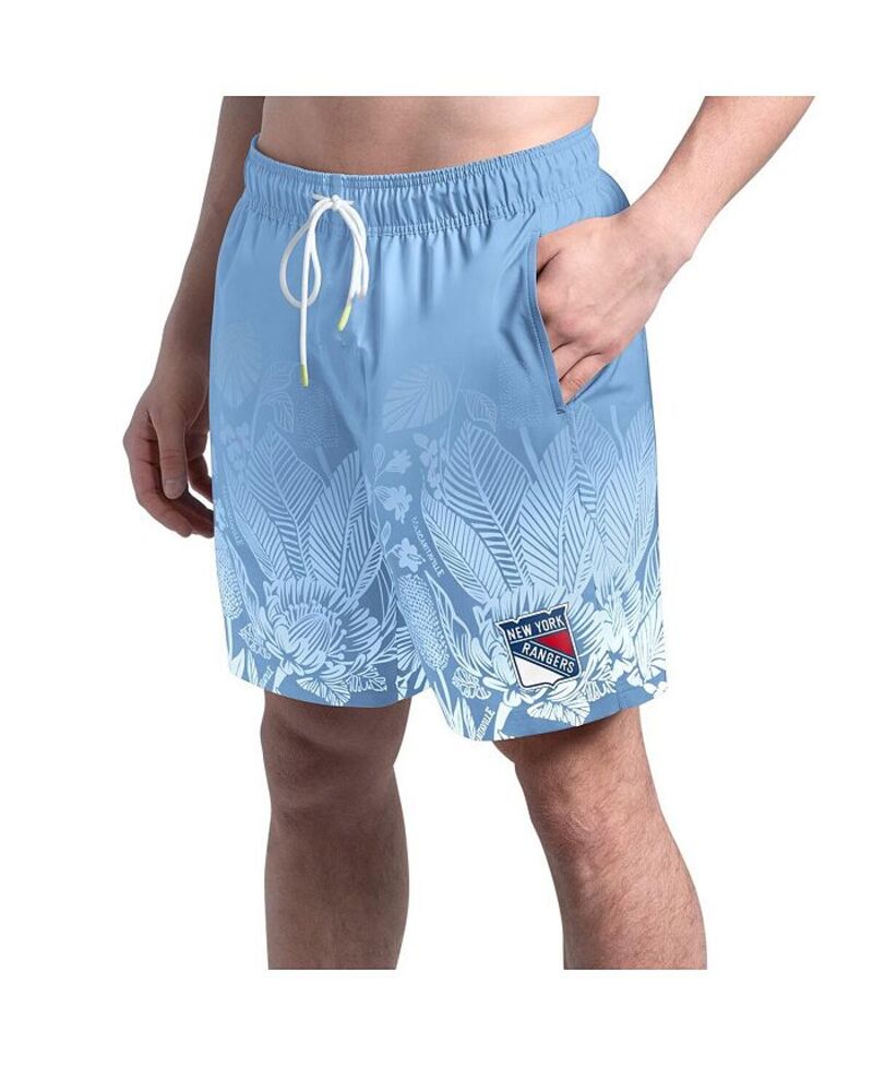 【送料無料】 マルガリータビル メンズ ハーフパンツ・ショーツ 水着 Men's Blue New York Rangers Lagoon Fiesta Swim Shorts Blue