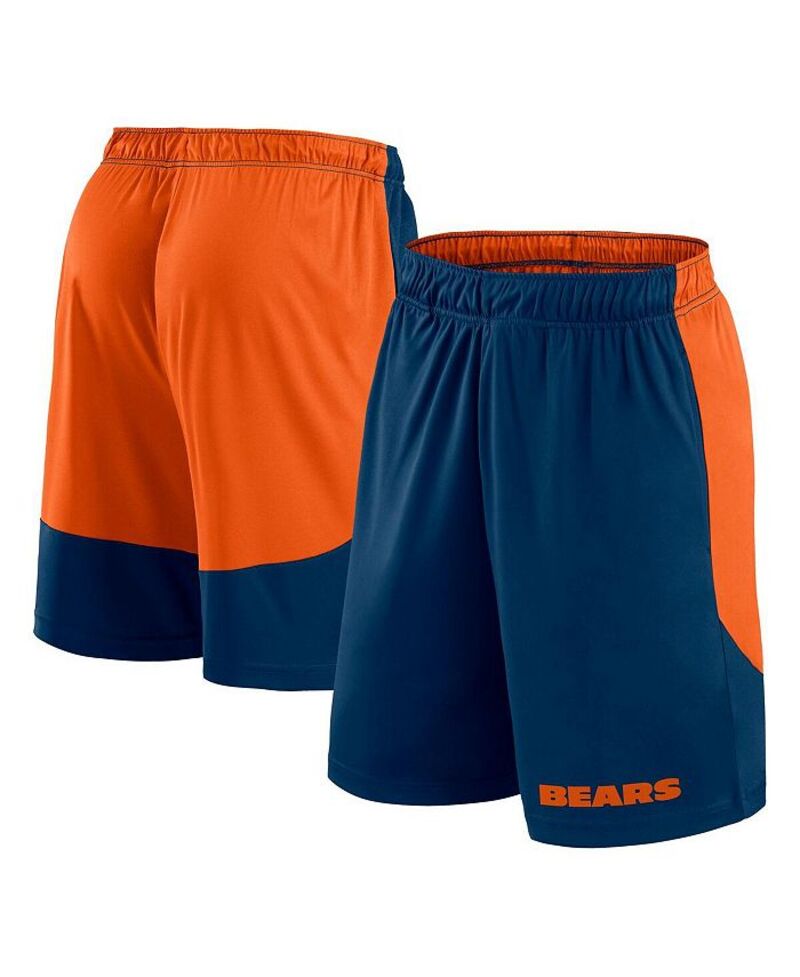 【送料無料】 ファナティクス メンズ ハーフパンツ・ショーツ ボトムス Men's Navy/Orange Chicago Bears Launch Shorts Navy Orange