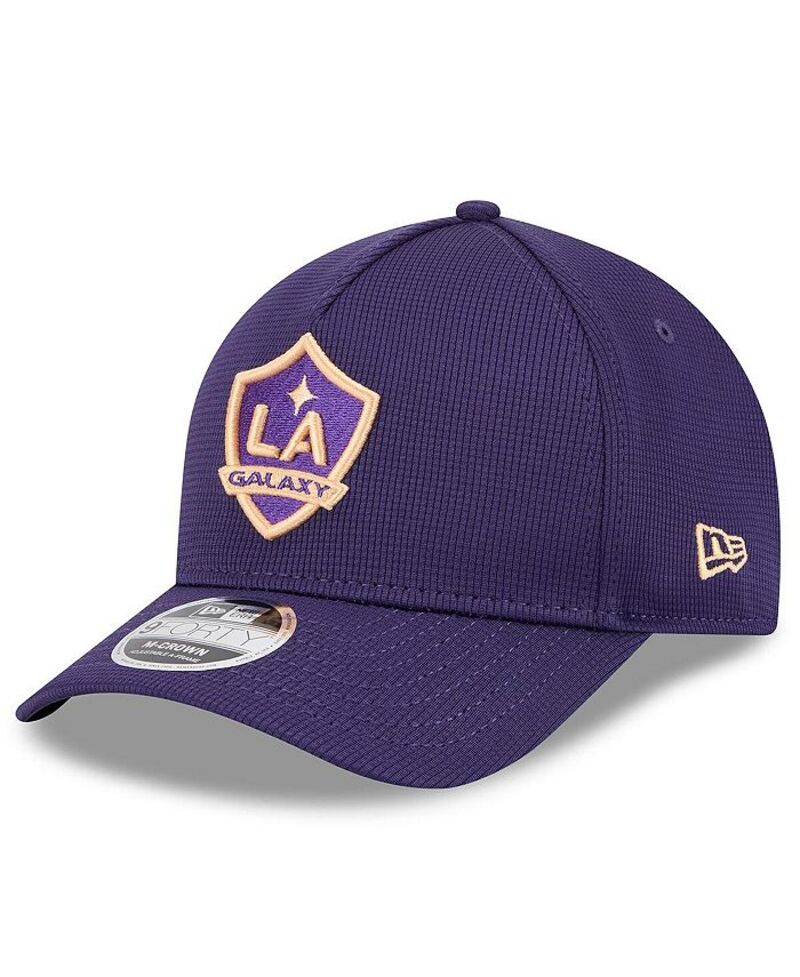 【送料無料】 ニューエラ メンズ 帽子 アクセサリー Men's Purple LA Galaxy 2025 Jersey Hook 9FORTY M-Crown Adjustable Hat Purple