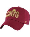 【送料無料】 47ブランド メンズ 帽子 アクセサリー Men's Wine Cleveland Cavaliers Core Wordmark Clean U...