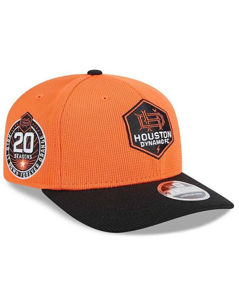 【送料無料】 ニューエラ メンズ 帽子 アクセサリー Men's Orange/Black Houston Dynamo FC 2025 Jersey Hook 9SEVENTY Stretch-Snap Hat Orange Black