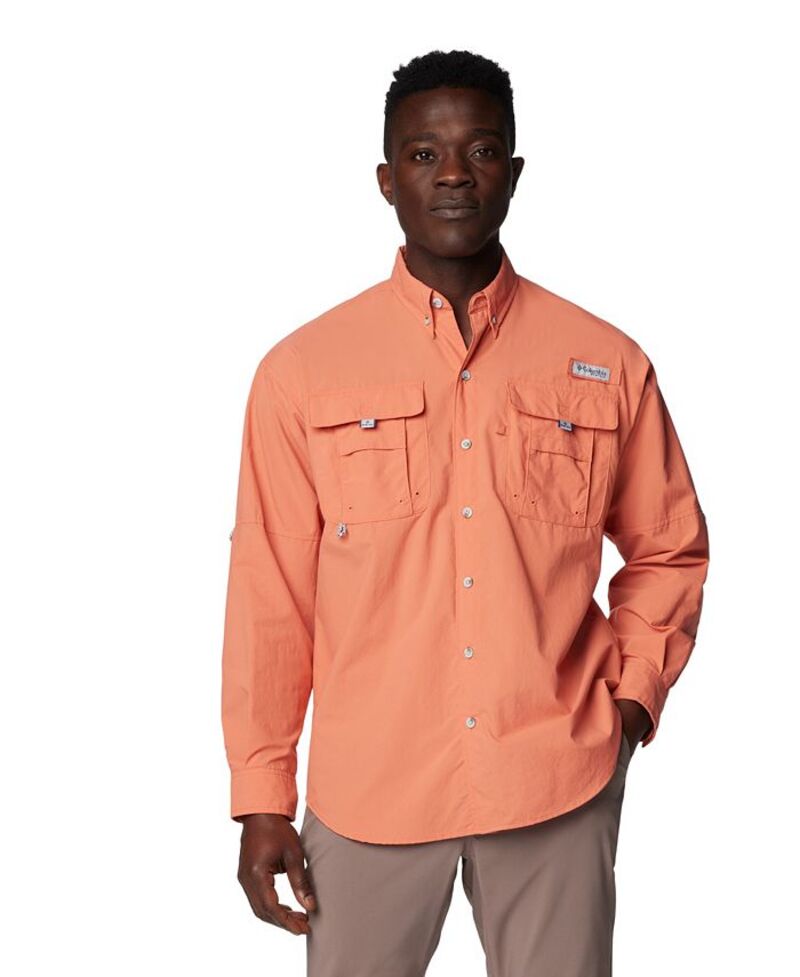 【送料無料】 コロンビア メンズ シャツ トップス Men's Bahama II Long Sleeve Shirt Faded Peac