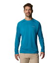 【送料無料】 コロンビア メンズ シャツ トップス Men's PFG Solar Stream Performance Long-Sleeve Shirt Blue Echo