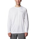 【送料無料】 コロンビア メンズ シャツ トップス Men's PFG Solar Stream Performance Long-Sleeve Shirt White