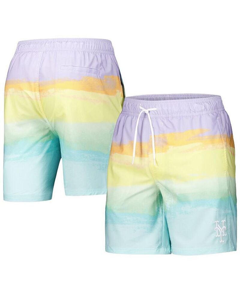 【送料無料】 カール バンクス メンズ ハーフパンツ・ショーツ 水着 Men's New York Mets Perfect Game Volley Board Shorts Multi