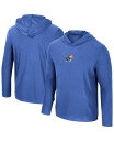【送料無料】 コロシアム メンズ Tシャツ トップス Men's Royal Kansas Jayhawks Long Sleeve Hoodie T-Shir...