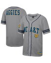 【送料無料】 コロシアム メンズ シャツ トップス Men's Gray North Carolina A T Aggies Free Spirited Baseball Jersey Gray