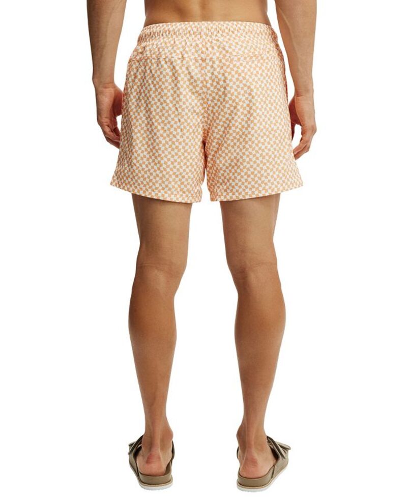 【送料無料】 コットンオン メンズ ハーフパンツ・ショーツ 水着 Men's Stretch Swim Shorts Orange micro
