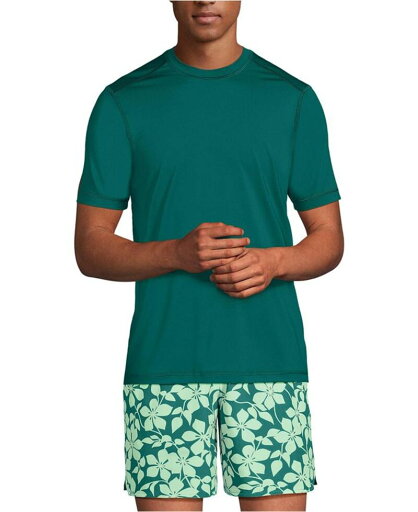 【送料無料】 ランズエンド メンズ ハーフパンツ・ショーツ 水着 Big & Tall Short Sleeve UPF 50 Swim Tee Rash Guard Soft jade emerald 【送料無料】 ランズエンド メンズ ハーフパンツ・ショーツ 水着 Big & Tall Short Sleeve UPF 50 Swim Tee Rash Guard Soft jade emerald