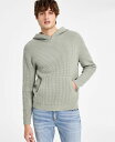 【送料無料】 サンストーン メンズ パーカー・スウェット アウター Men's Waffle-Knit Pullover Hoodie Vintage Sage