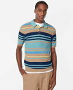 【送料無料】 スコッチアンドソーダ メンズ ポロシャツ トップス Men's Regular Fit Polo Shirt Soft camel multi stripes(4)