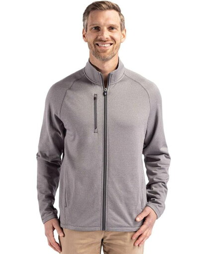 【送料無料】 カッターアンドバック メンズ ジャケット・ブルゾン アウター Men's Peshastin Eco Fleece Recycled Full Zip Jacket Elemental grey heather 【送料無料】 カッターアンドバック メンズ ジャケット・ブルゾン アウター Men's Peshastin Eco Fleece Recycled Full Zip Jacket Elemental grey heather