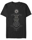 【送料無料】 フィフスサン メンズ Tシャツ トップス Men's There is Happiness Short Sleeve Crew T-shirt Black