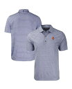 【送料無料】 カッターアンドバック メンズ ポロシャツ トップス Men's Heather Navy Syracuse Orange Vault Forge ...