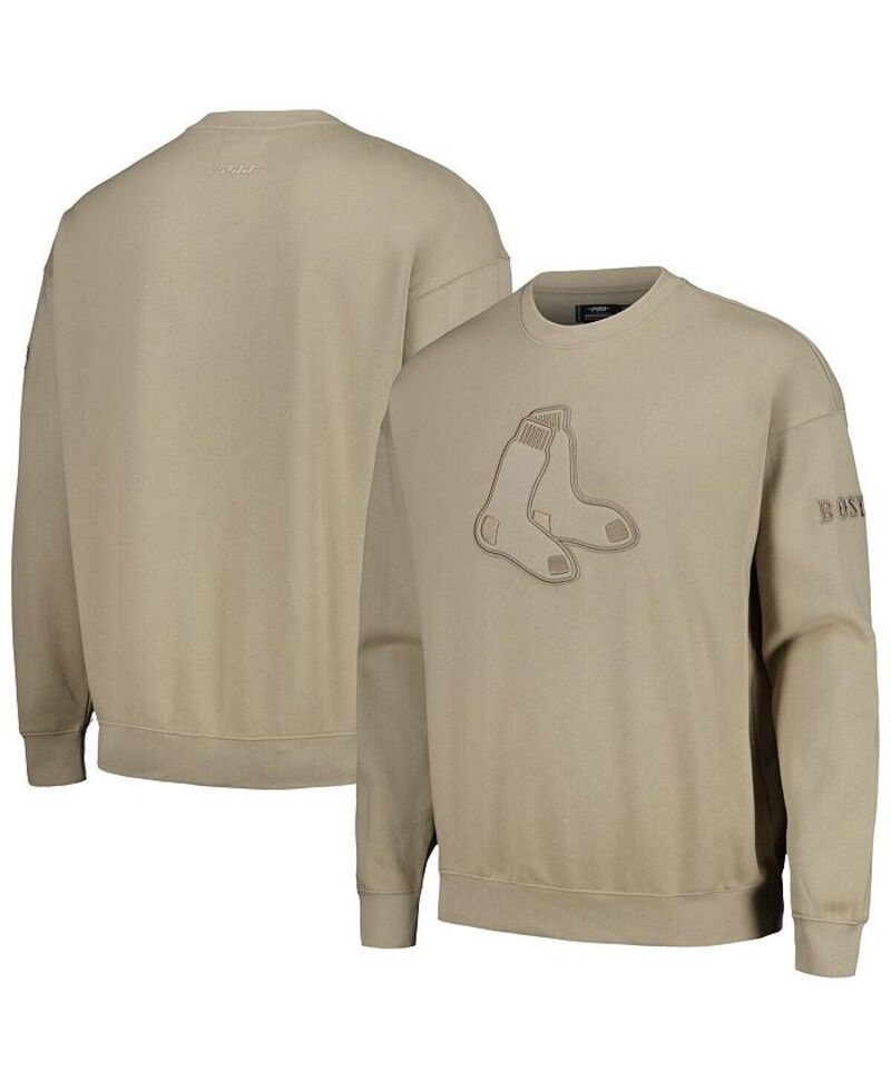 【送料無料】 プロスタンダード メンズ パーカー・スウェット アウター Men's Pewter Boston Red Sox Neutral Drop Shoulder Pullover ..