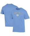 【送料無料】 チャンピオン メンズ Tシャツ トップス Men's Carolina Blue North Carolina Tar Heels Chapel Bill T-Shirt Light Blue