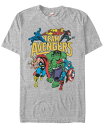 【送料無料】 フィフスサン メンズ Tシャツ トップス Marvel Men's Comic Collection Retro Team Avengers Sh...