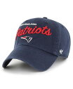 【送料無料】 47ブランド レディース 帽子 アクセサリー Women's Navy New England Patriots Phoebe Clean Up ...