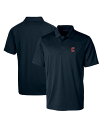 【送料無料】 カッターアンドバック メンズ ポロシャツ トップス Men's Navy Cleveland Guardians Prospect Texture...