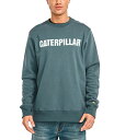 【送料無料】 キャット メンズ パーカー・スウェット アウター Men's Logo Crewneck Sweatshirt Orion Blue-Blue Spa