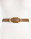 【送料無料】 On 34th レディース ベルト アクセサリー Pull-Through Skinny Belt Nutshell