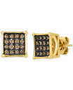 【送料無料】 ル ヴァン レディース ピアス・イヤリング アクセサリー ChocolatierR Men's Chocolate Diamond Square ...
