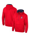 【送料無料】 コロシアム メンズ パーカー・スウェット アウター Men's Red Arizona Wildcats Half-Zip Pullover Ho...