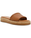【送料無料】 スティーブ マデン レディース サンダル シューズ Women's Boardwalk Espadrille Slide Sandals Tan(4)