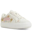 【送料無料】 アルド レディース スニーカー シューズ Women's Beachvibes Embellished Lace-Up Sneakers Ivory Denim(4)