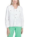 【送料無料】 アルフレッド ダナー レディース ジャケット・ブルゾン アウター Petite Rise & Shine Soutache Fringe Trim Jacket White(4)