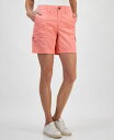 【送料無料】 スタイルアンドコー レディース ハーフパンツ・ショーツ ボトムス Women's Comfort-Waist Cargo Shorts Salmon Rose