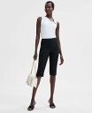 【送料無料】 アイ.エヌ.シー インターナショナル コンセプト レディース カジュアルパンツ ボトムス Women's High Rise Cropped Pants Deep Black