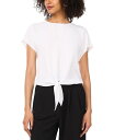 【送料無料】 ヴィンスカムート レディース シャツ トップス Women's Short-Sleeve Tie-Hem Top Ultra White(4)