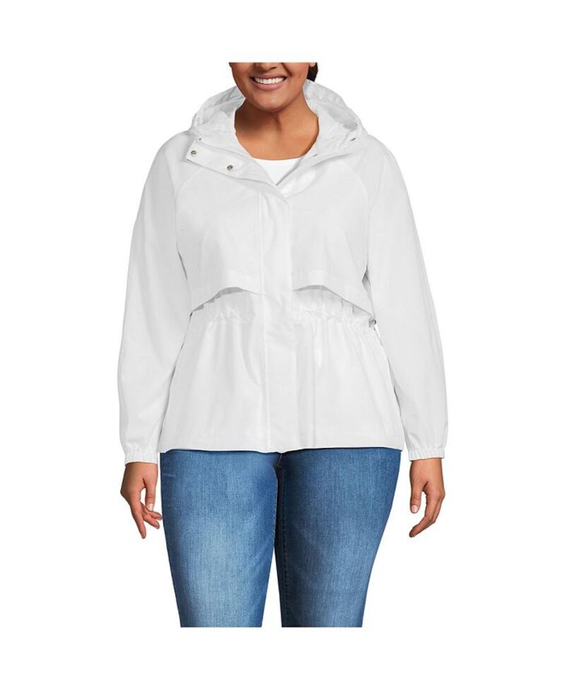 ̵ 󥺥 ǥ 㥱åȡ֥륾  Plus Size Squall Packable Rain Jac...