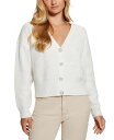 【送料無料】 ゲス レディース ニット・セーター アウター Women's Riley Sequined Cardigan Cream White