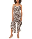 【送料無料】 ヴィンスカムート レディース ジャンプスーツ トップス Women's Animal-Print Cascade-Leg Jumpsuit New...
