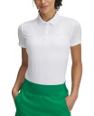 【送料無料】 アンダーアーマー レディース ポロシャツ トップス Women's UA Active Solid-Color Polo Shirt White