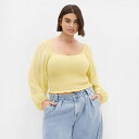 【送料無料】 シティーシック レディース シャツ トップス Plus Size Rowy Top Buttercup