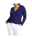 【送料無料】 エロクイ レディース ニット・セーター アウター Plus Size Elements Fitted Cardigan Seaborne