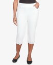【送料無料】 アルフレッド ダナー レディース カジュアルパンツ ボトムス Women's Crystal Springs Eyelet Cuff Capri Pants White