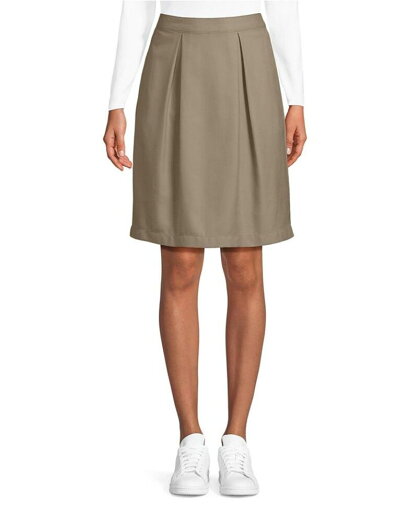 【送料無料】 ランズエンド レディース スカート ボトムス Women's School Uniform Solid Pleated Skort Top of Knee Khaki 【送料無料】 ランズエンド レディース スカート ボトムス Women's School Uniform Solid Pleated Skort Top of Knee Khaki